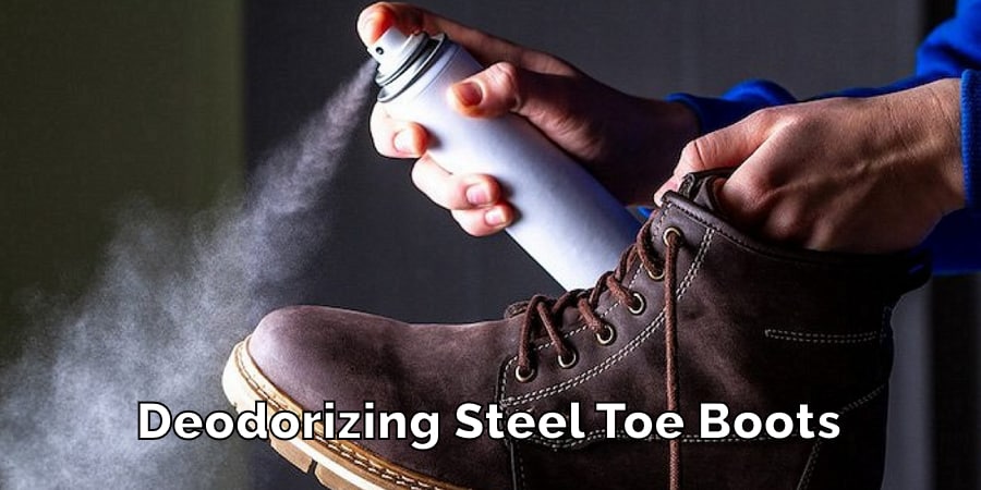 Deodorizing Steel Toe Boots