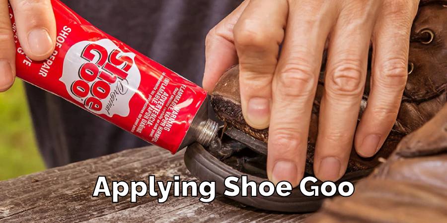 Applying Shoe Goo