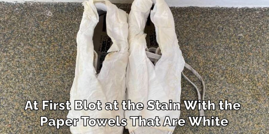 At First Blot at the Stain