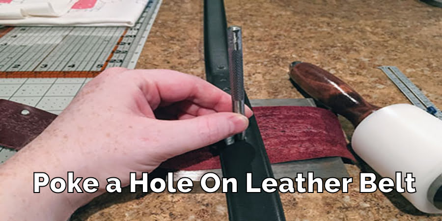 Poke a Hole On Leather Belt