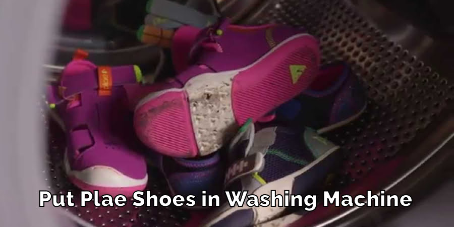 Put Plae Shoes in Washing Machine